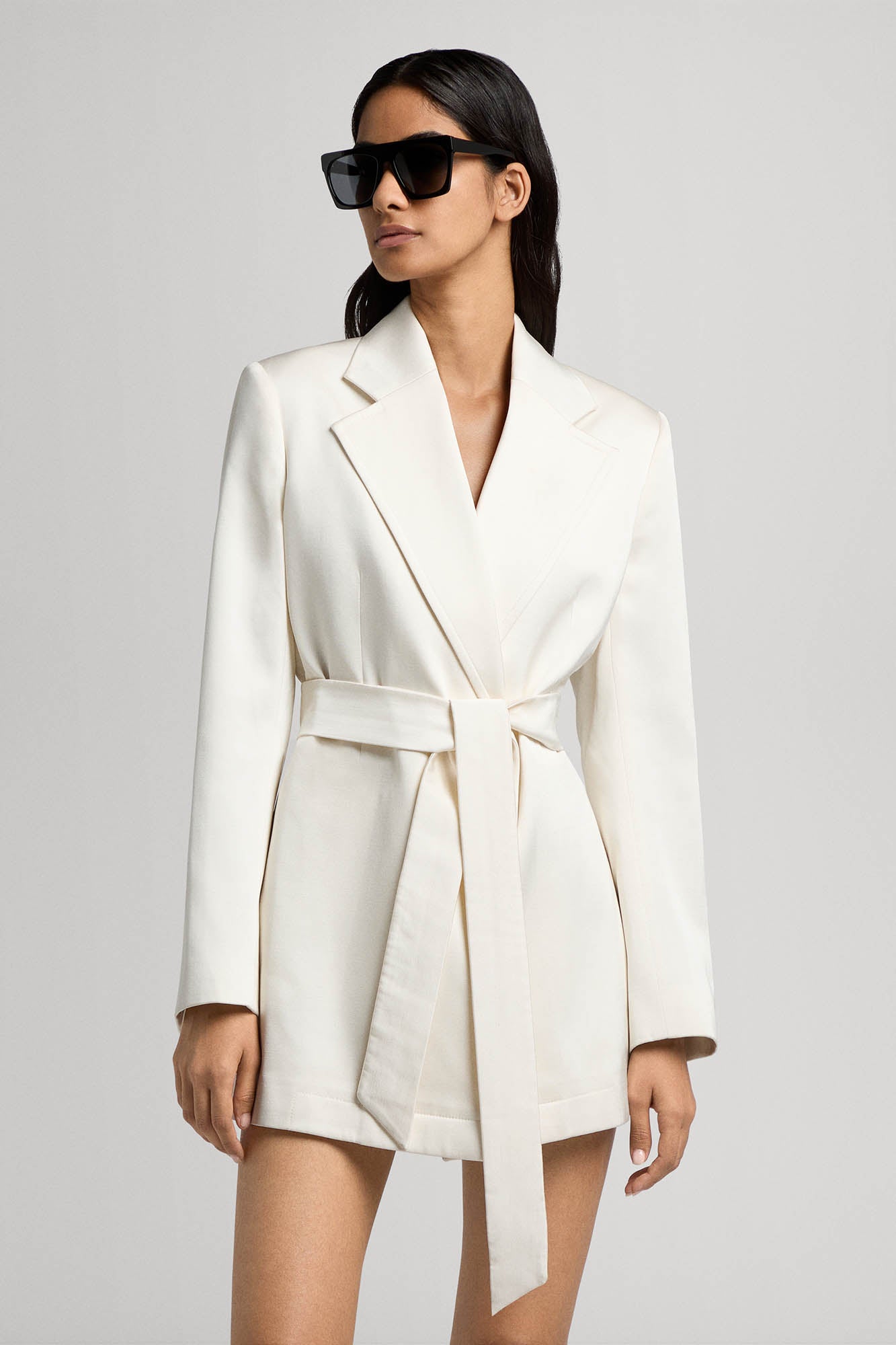 Benni blazer dress in silk wool