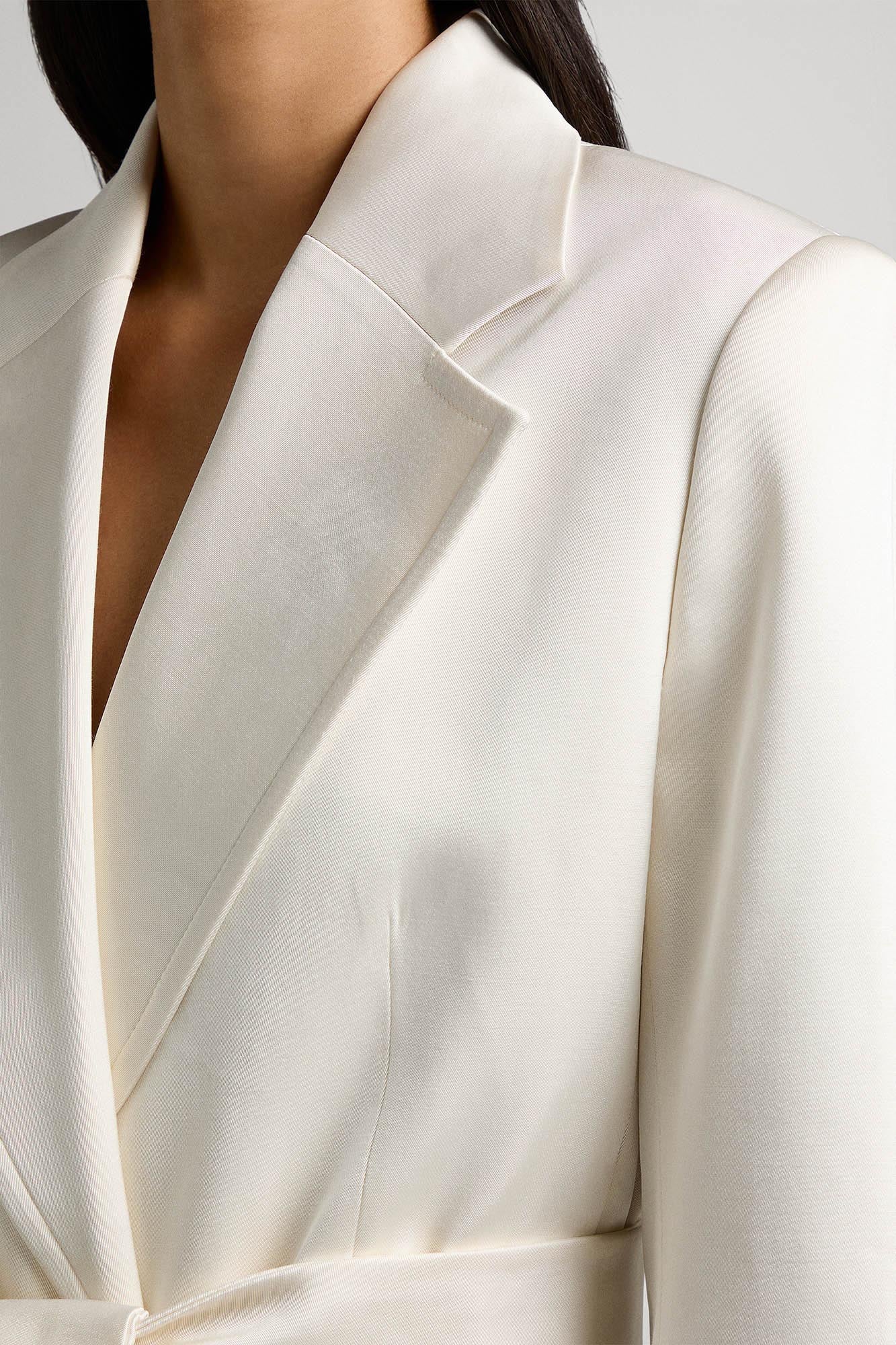 Benni blazer dress in silk wool