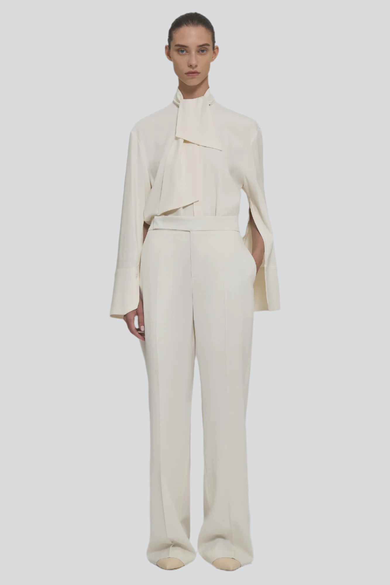 Andrea wool regular trousers