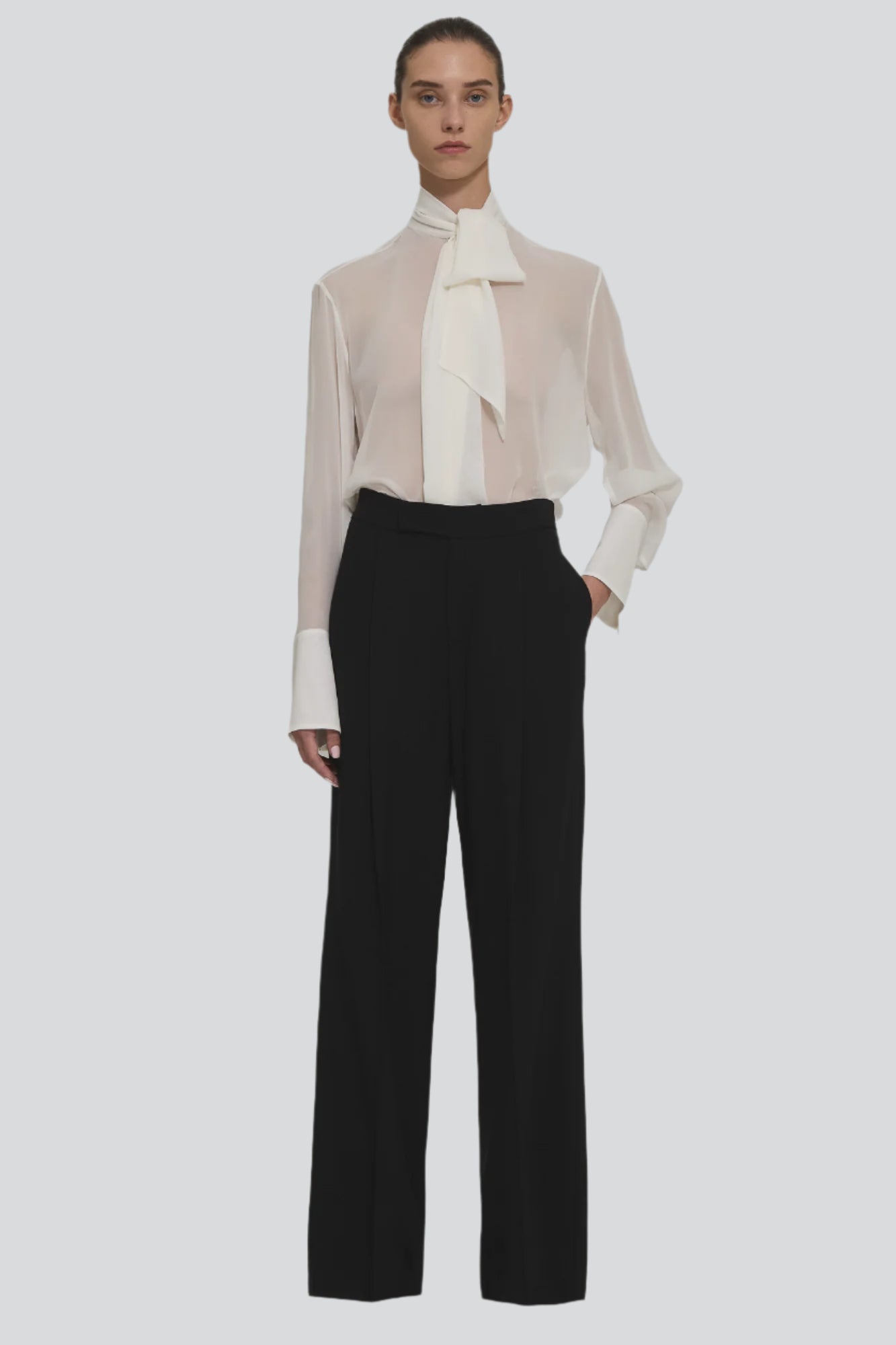 Andrea wool regular trousers