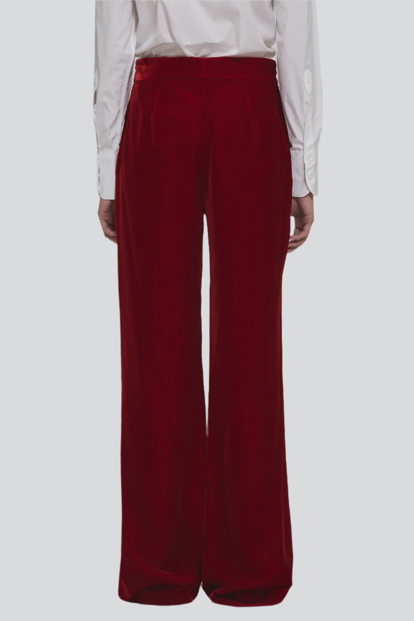 Andrea velvet regular trousers
