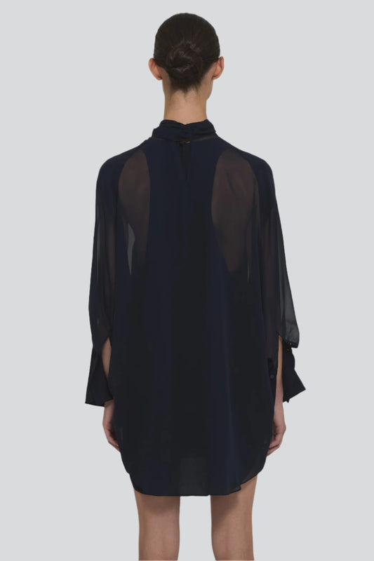 Andrea georgette dress with tank vest