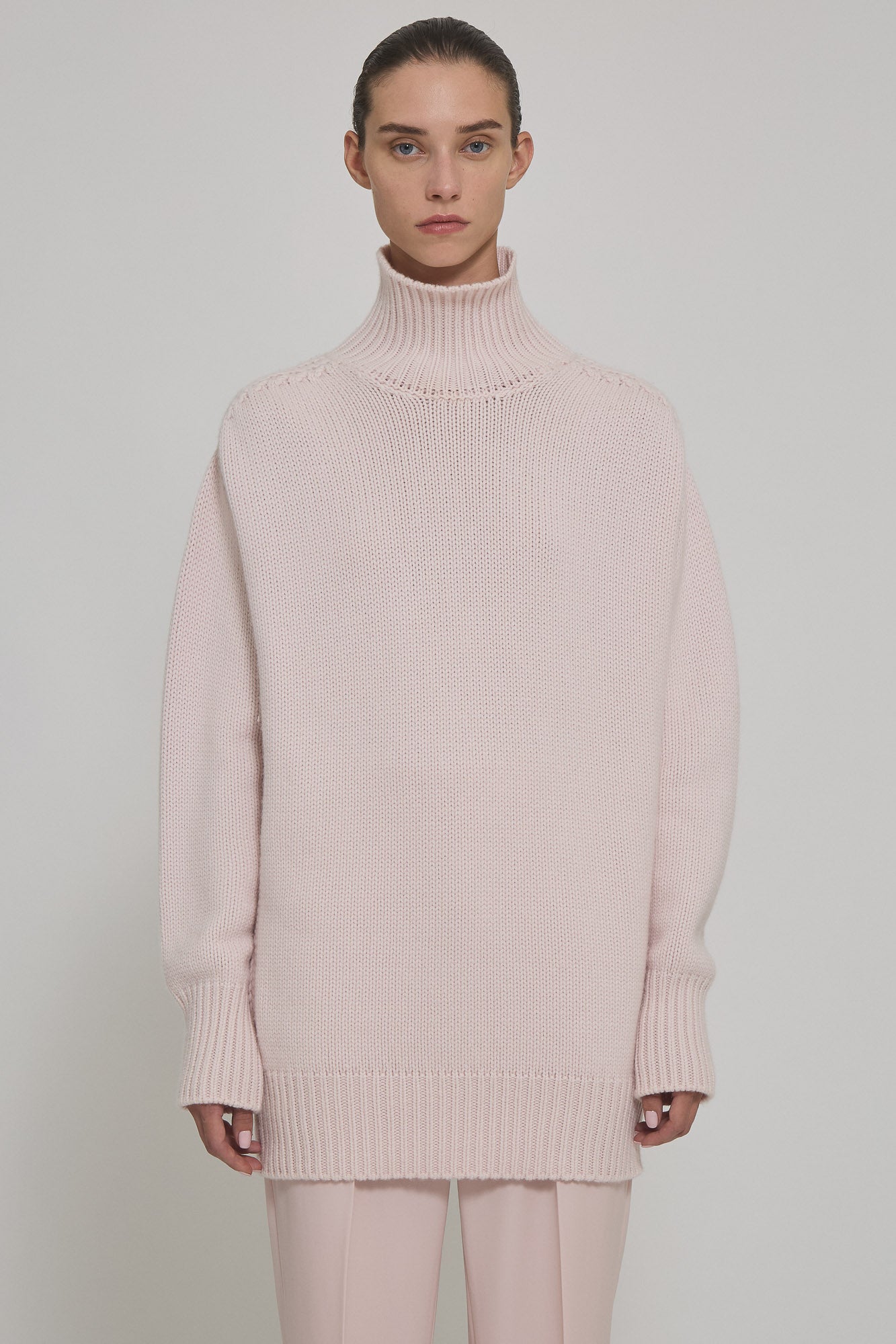 Giovanna high neck cashmere sweater dress