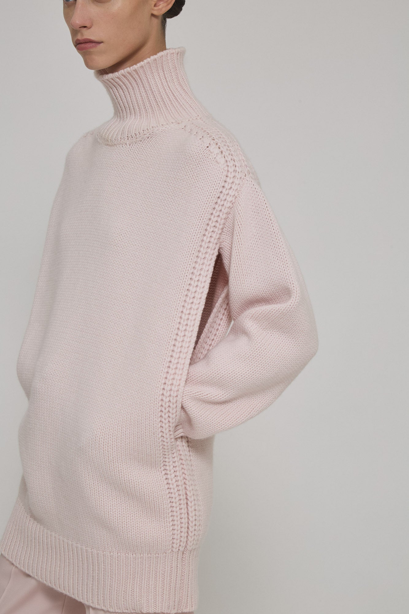 Giovanna high neck cashmere sweater dress