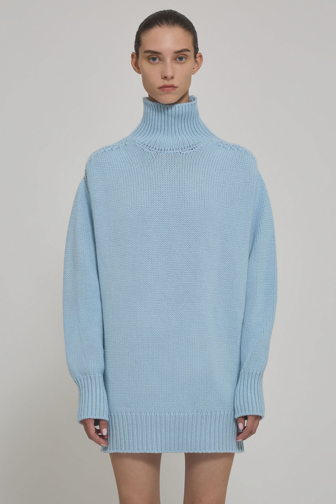 Giovanna high neck cashmere sweater dress