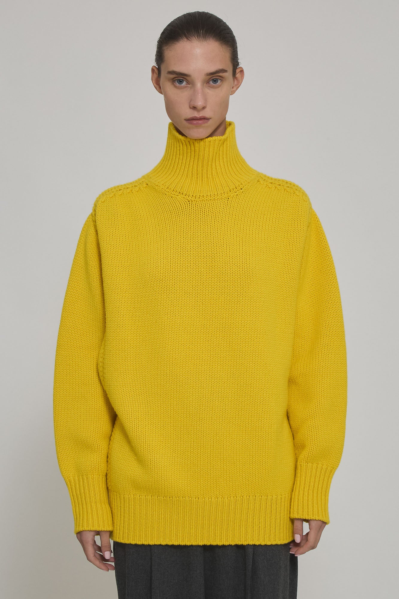 Giovanna high neck cashmere sweater dress