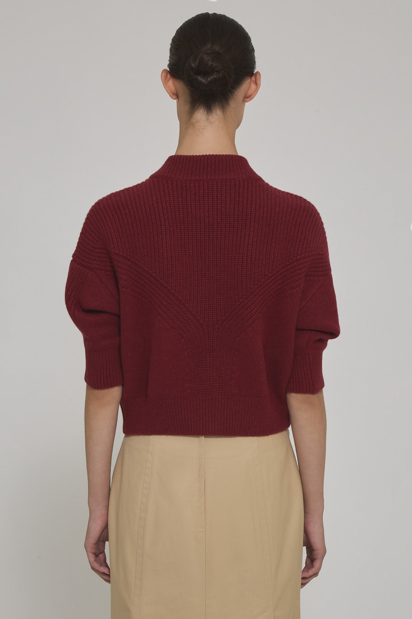 Armor cashmere boat neck sweater