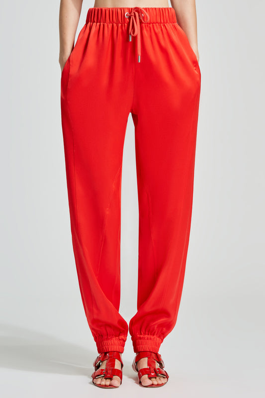 Valentina double satin joggers