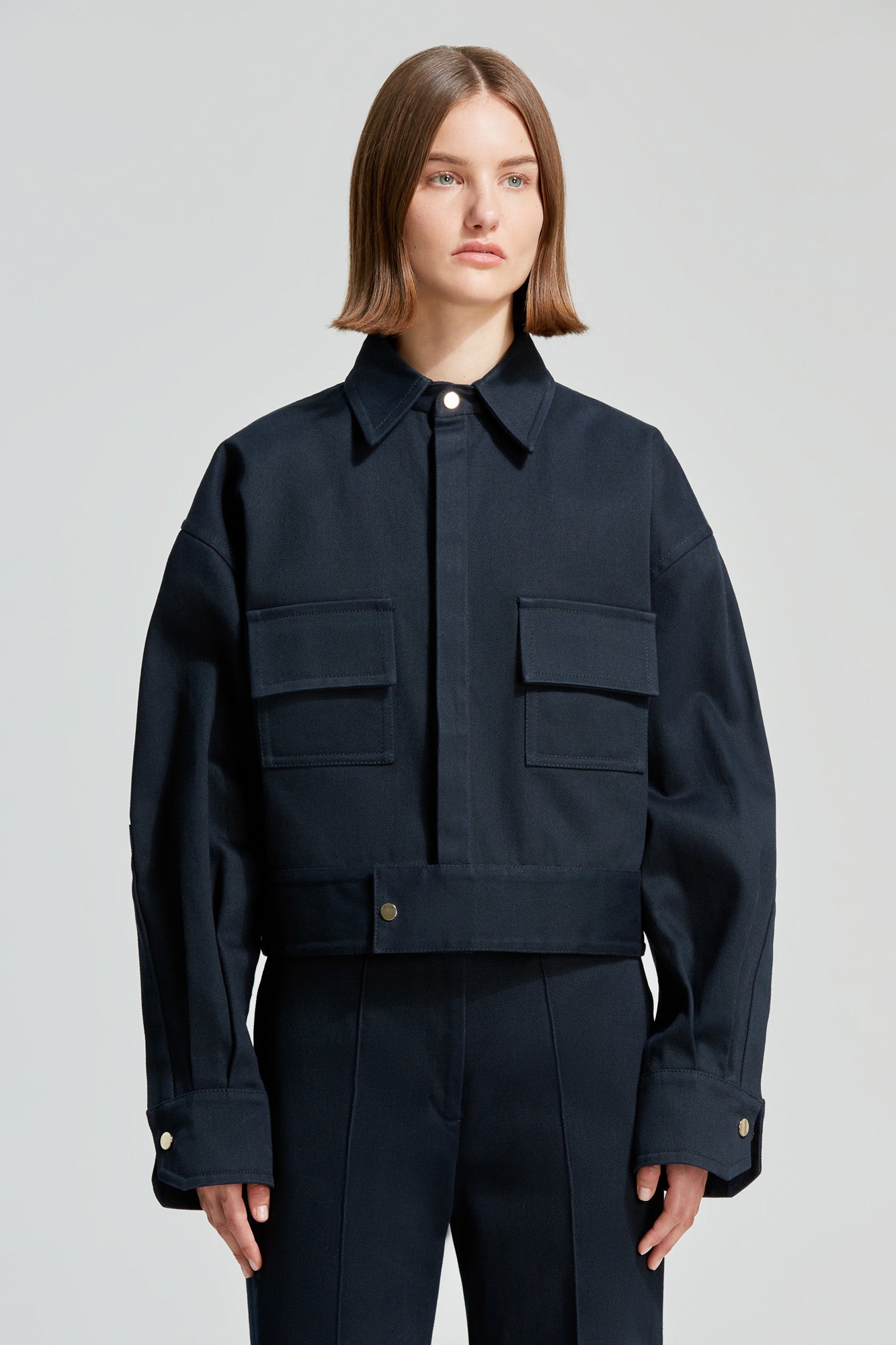 Giacca in gabardine di cotone Lorenza