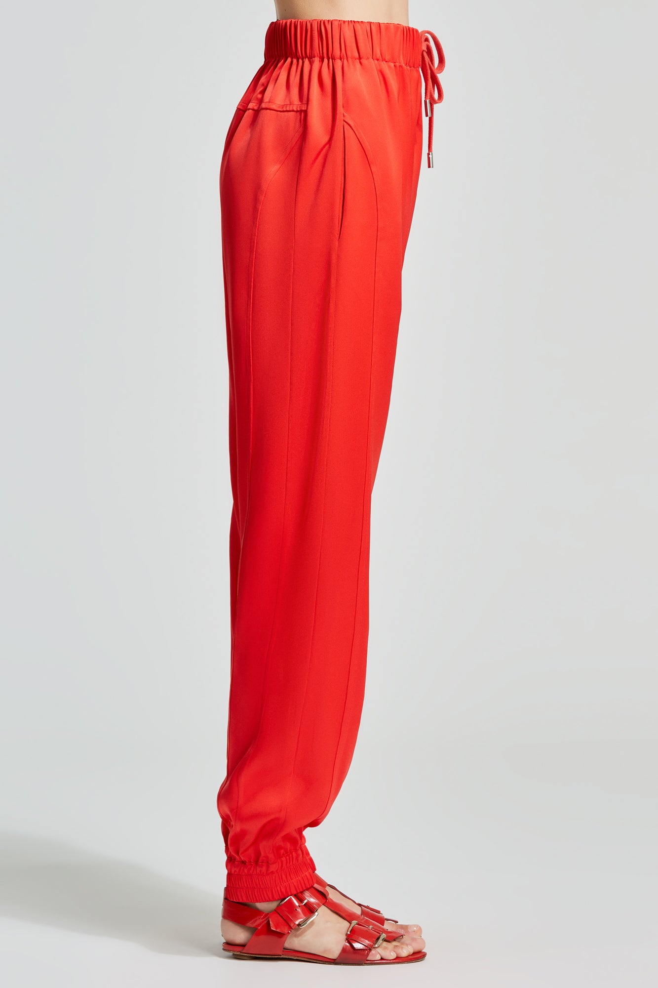 Valentina double satin joggers