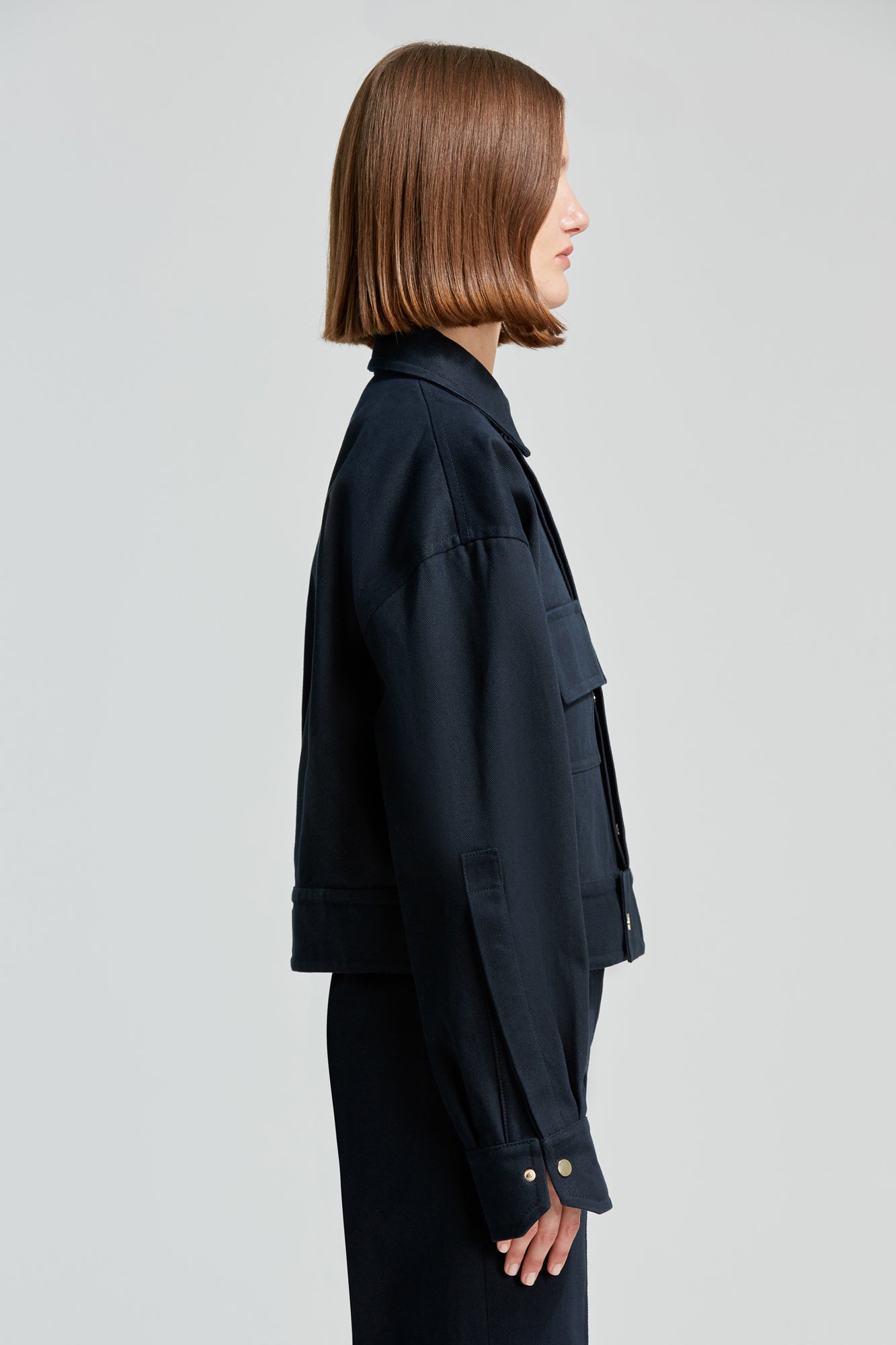 Giacca in gabardine di cotone Lorenza