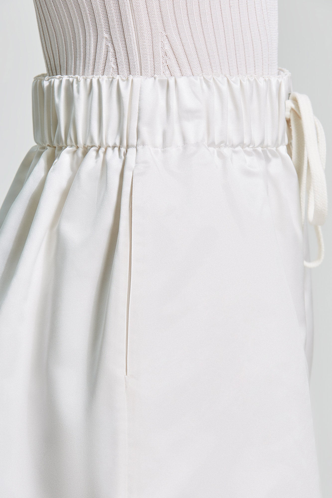 Valentina silk duchesse shorts
