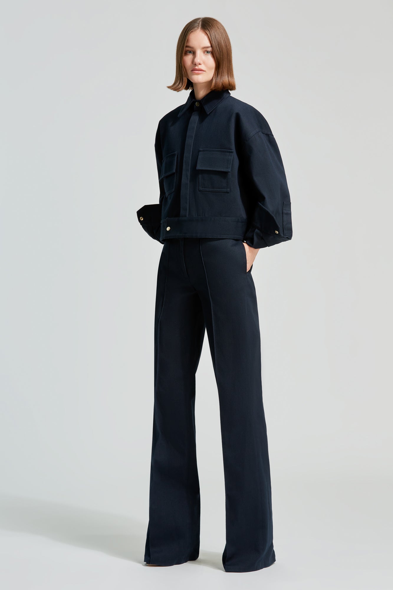 Giacca in gabardine di cotone Lorenza