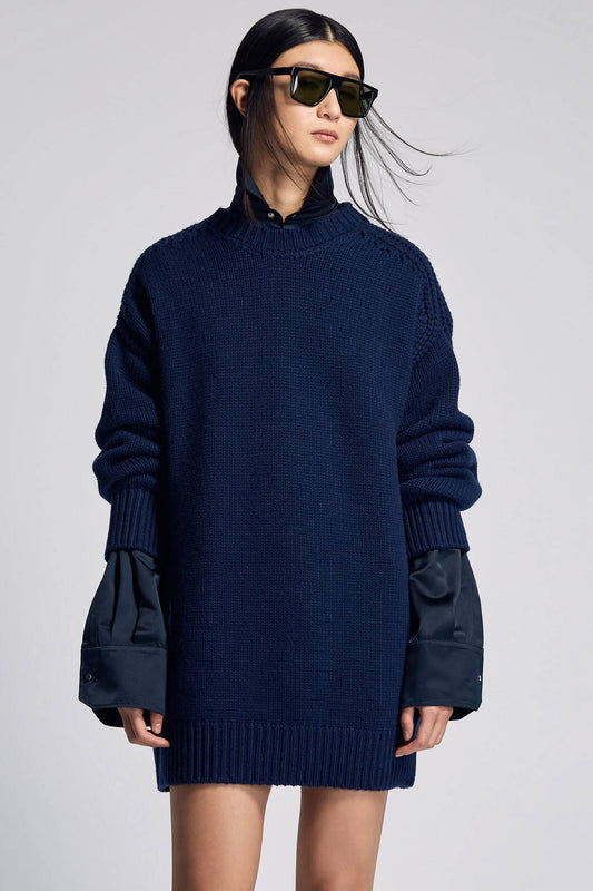 Giorgia round neck cashmere sweater dress