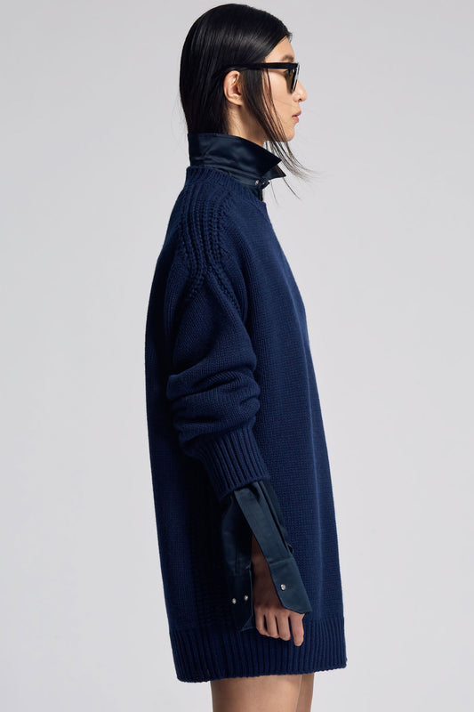 Giorgia round neck cashmere sweater dress