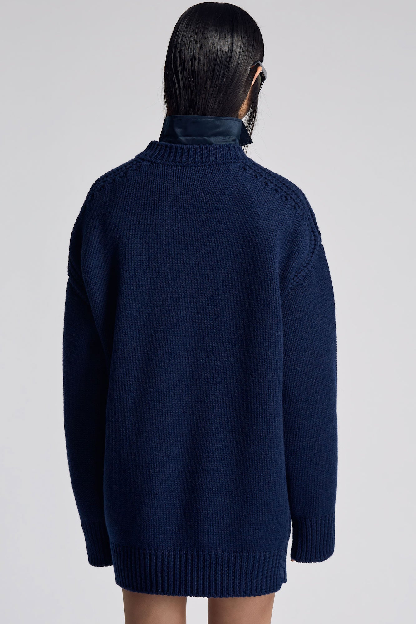 Giorgia round neck cashmere sweater dress