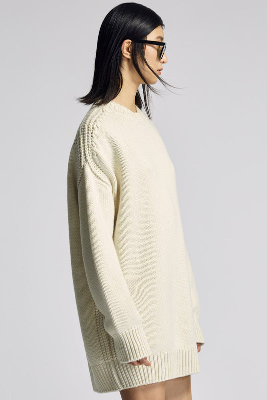 Giorgia round neck cashmere sweater dress