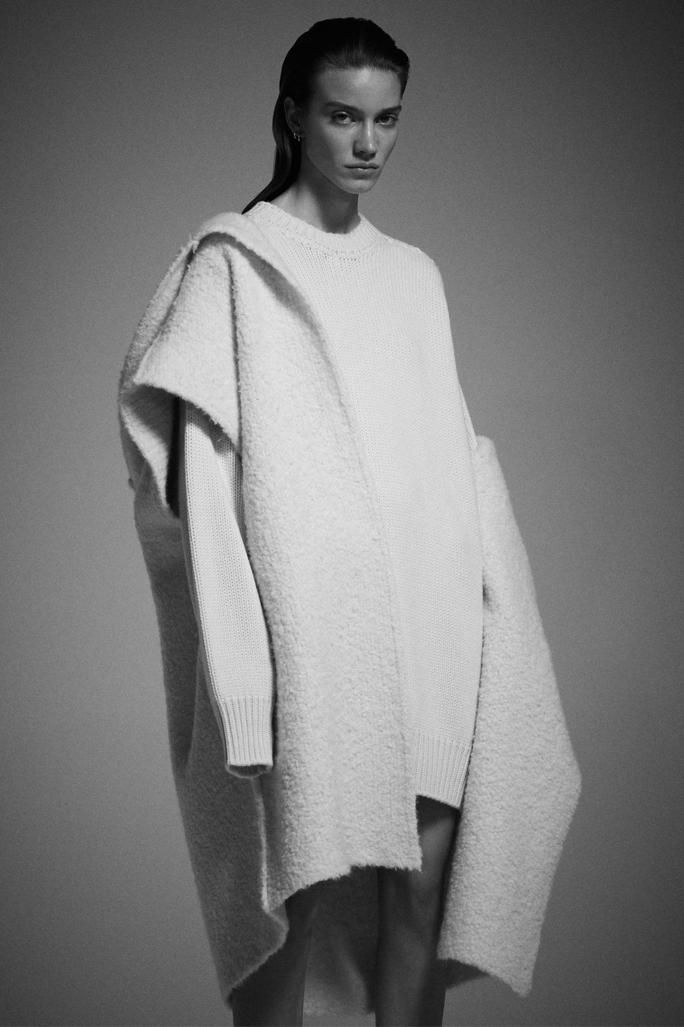 Giorgia round neck cashmere sweater dress