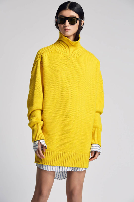 Giovanna high neck cashmere sweater dress