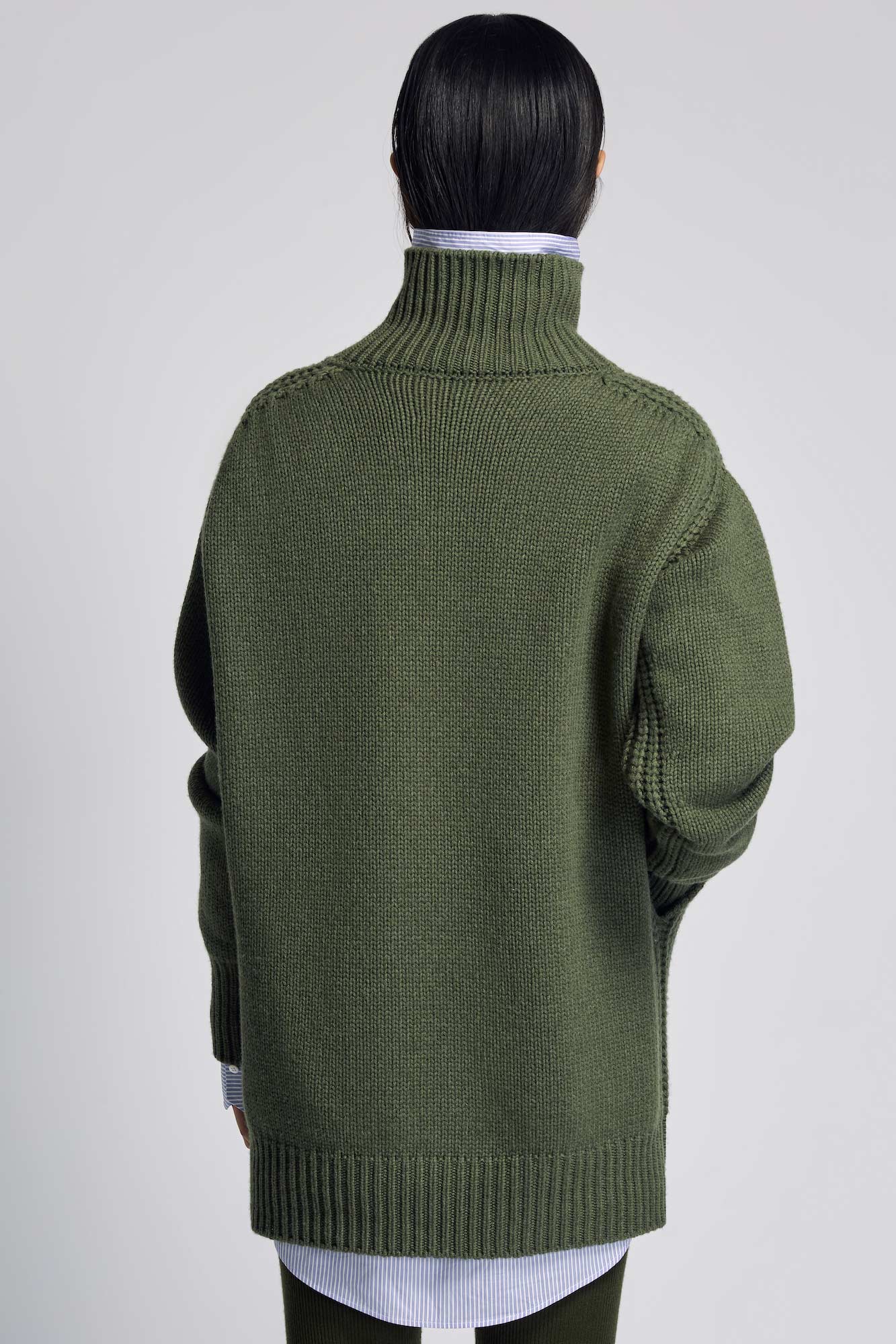 Giovanna high neck cashmere knit sweater dress