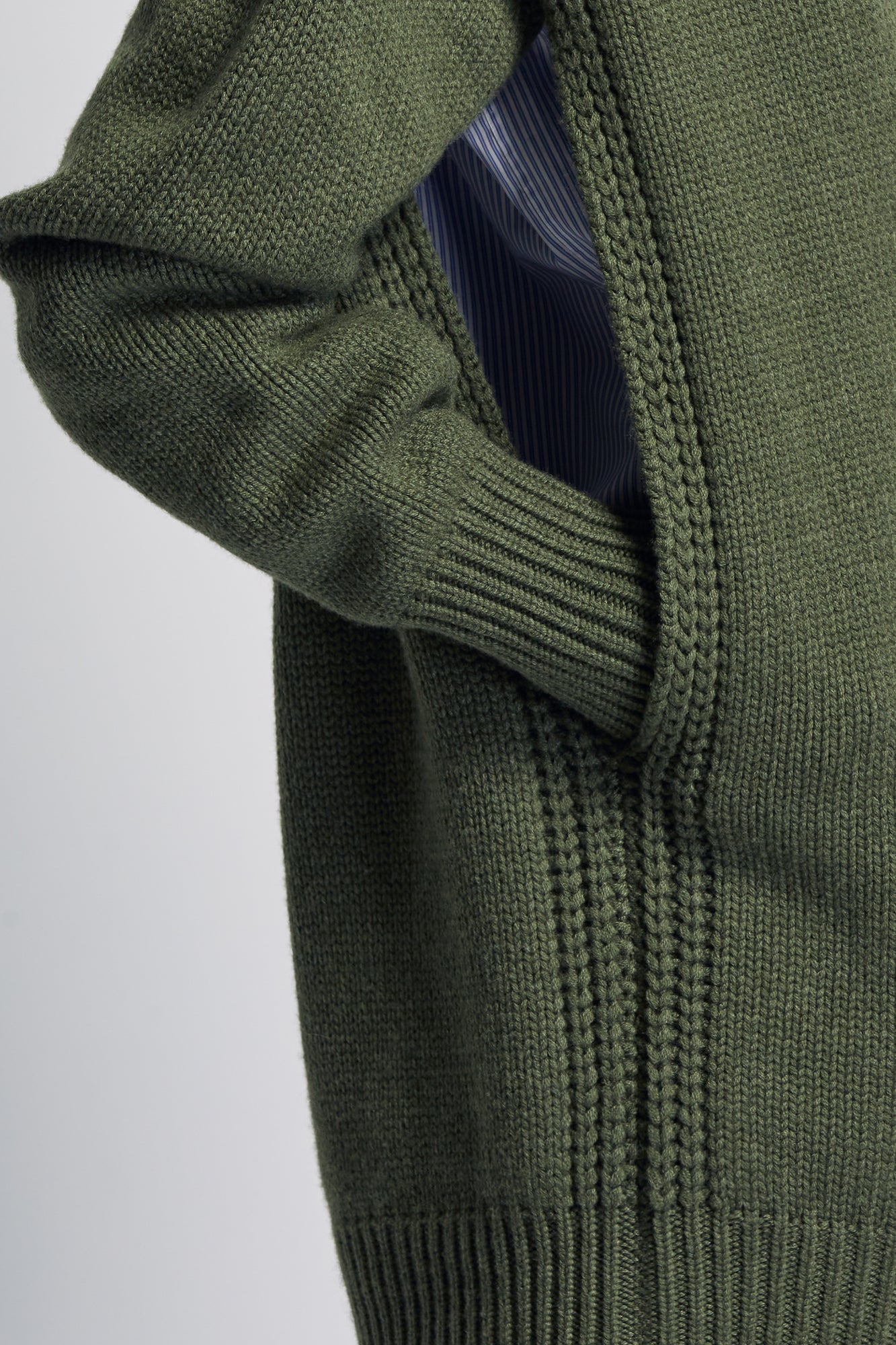 Giovanna high neck cashmere knit sweater dress