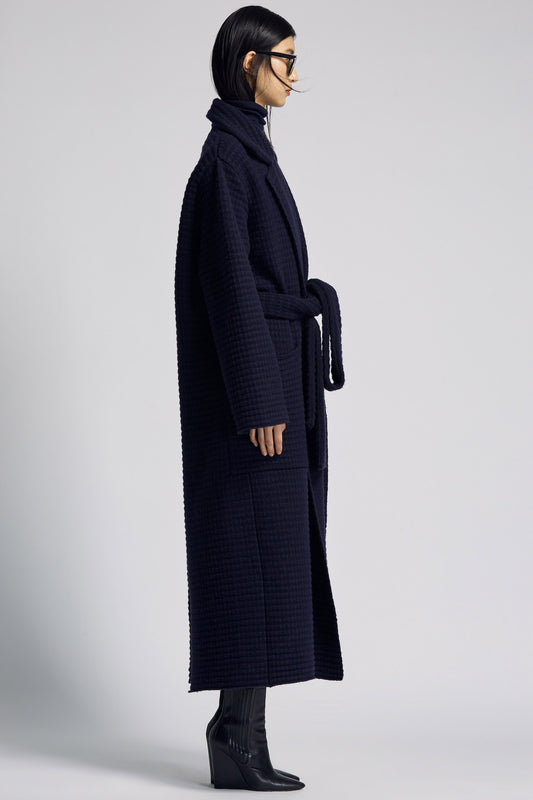 CAROLINE cashmere blend long coat