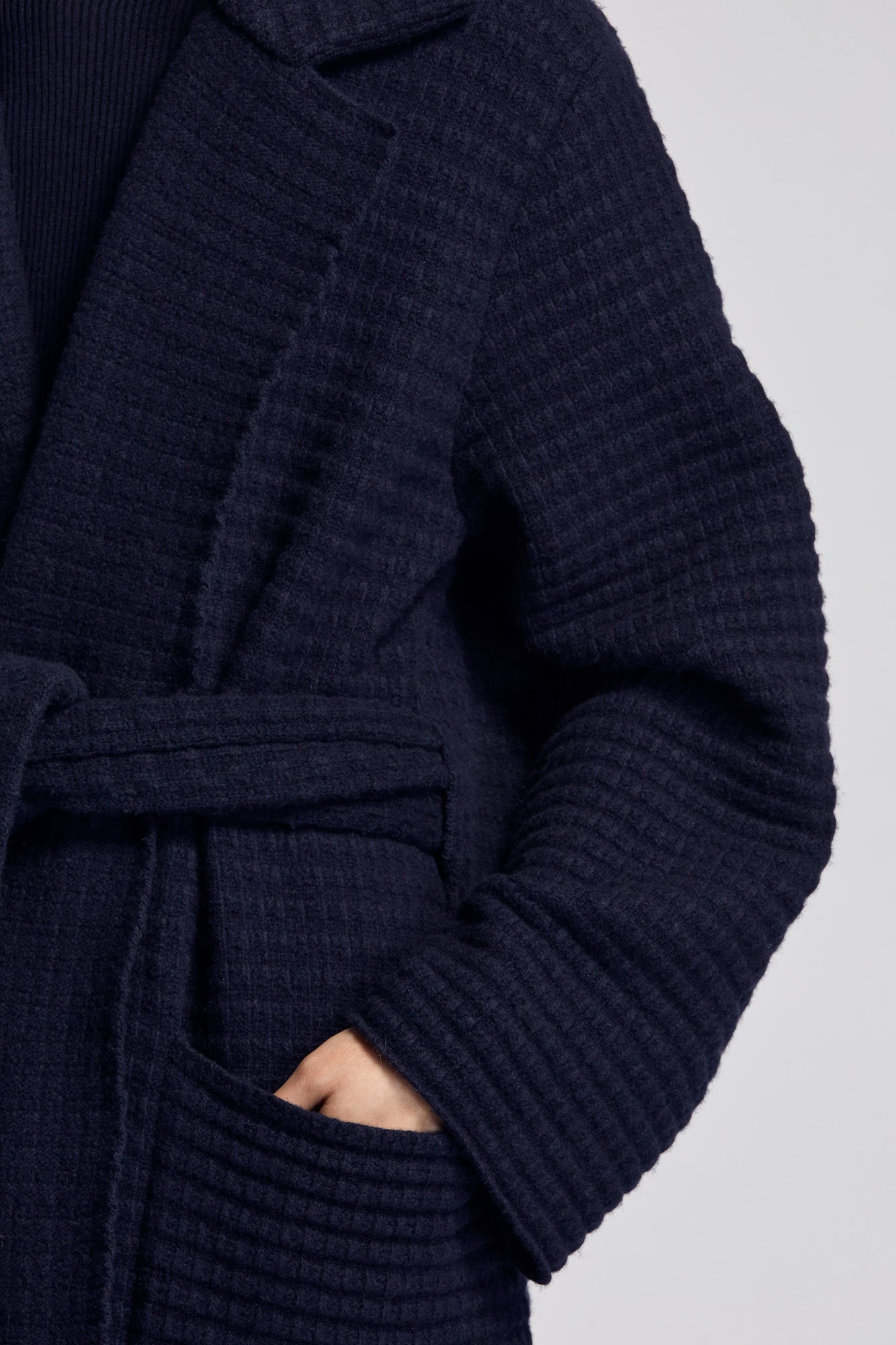 CAROLINE cashmere blend long coat