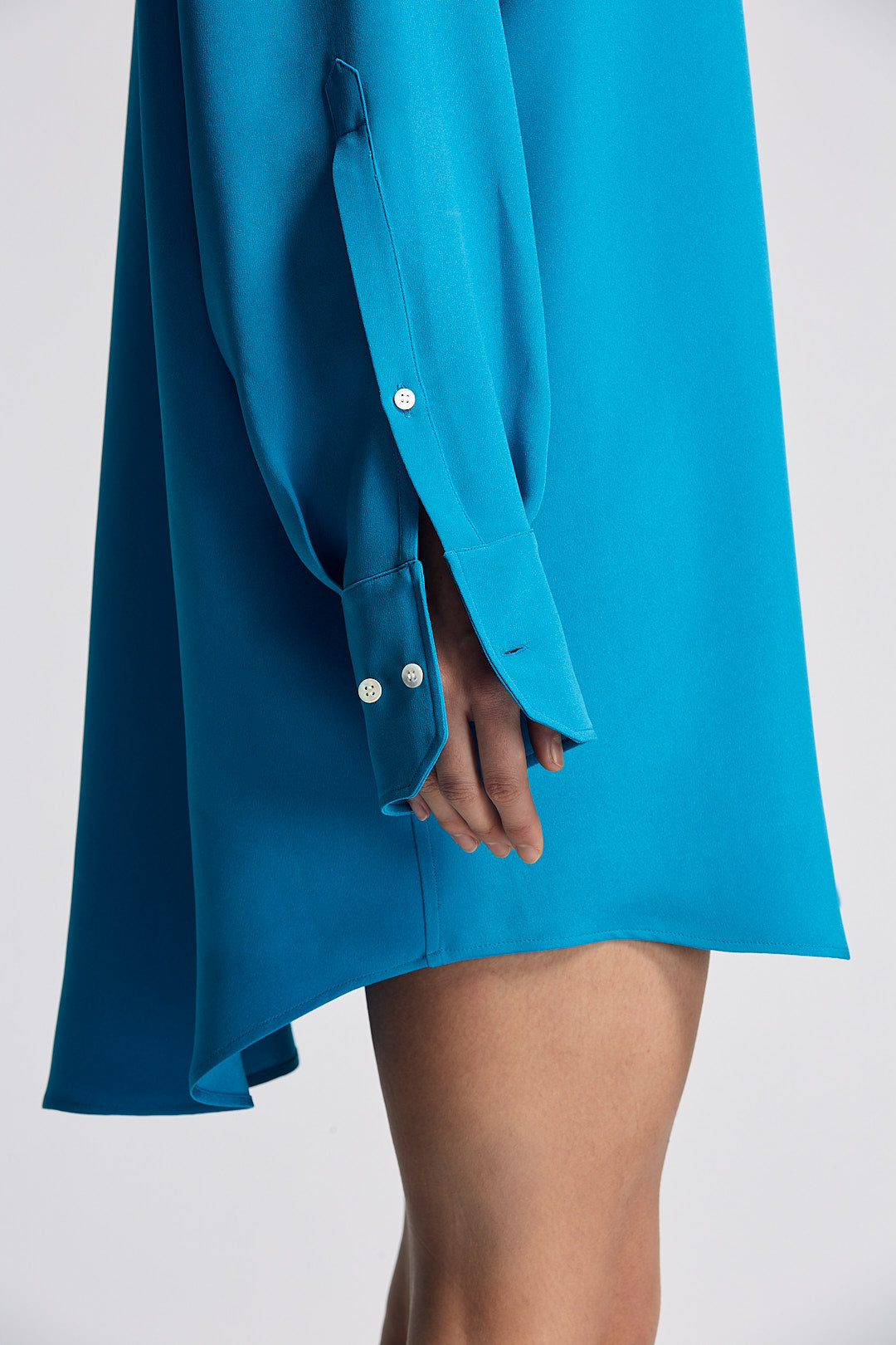 ROBERTA heavy silk oversized shirt
