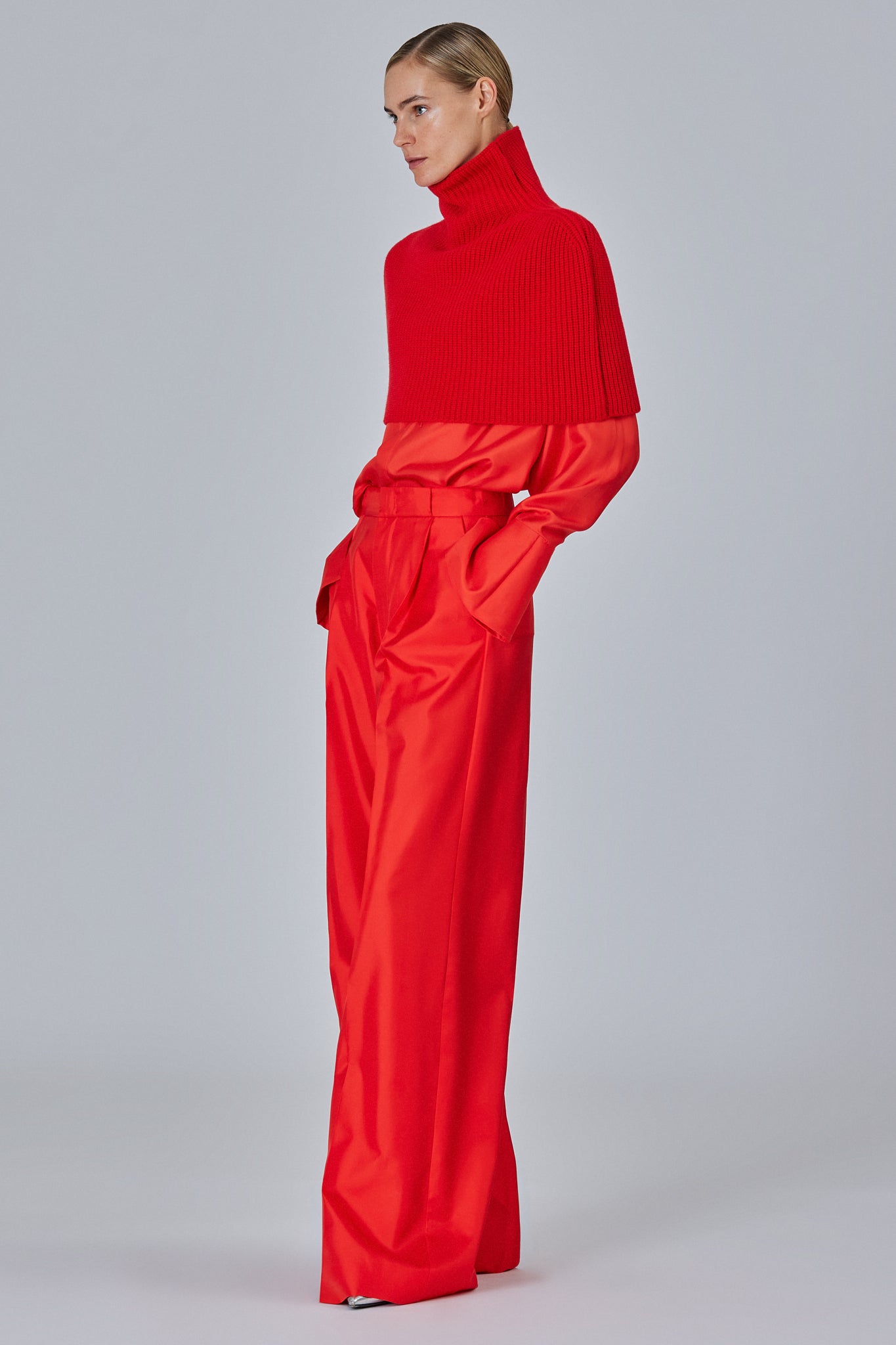 Bogart Silk Twill Trousers