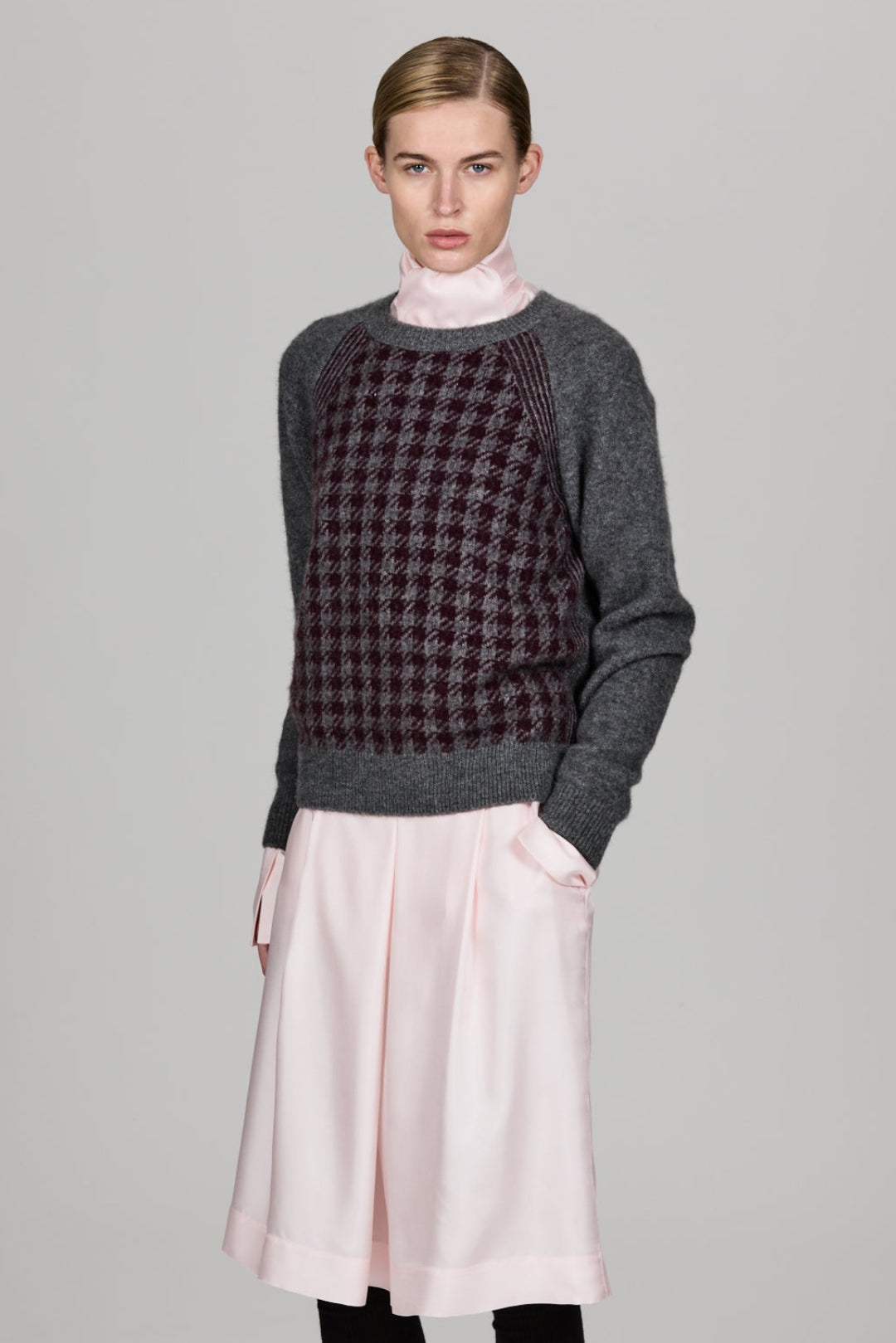 Round Neck Sweater Jacquard