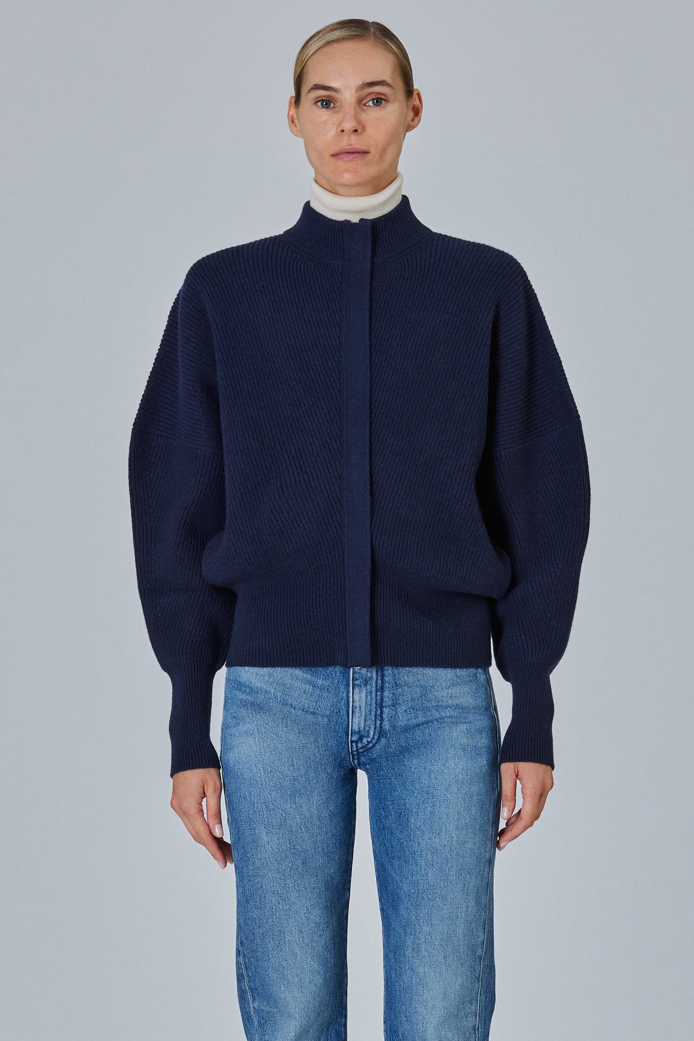 Minerva ER Zipped Batwing Bomber Cardi