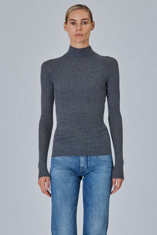 Ribbed Lupetto Sweater