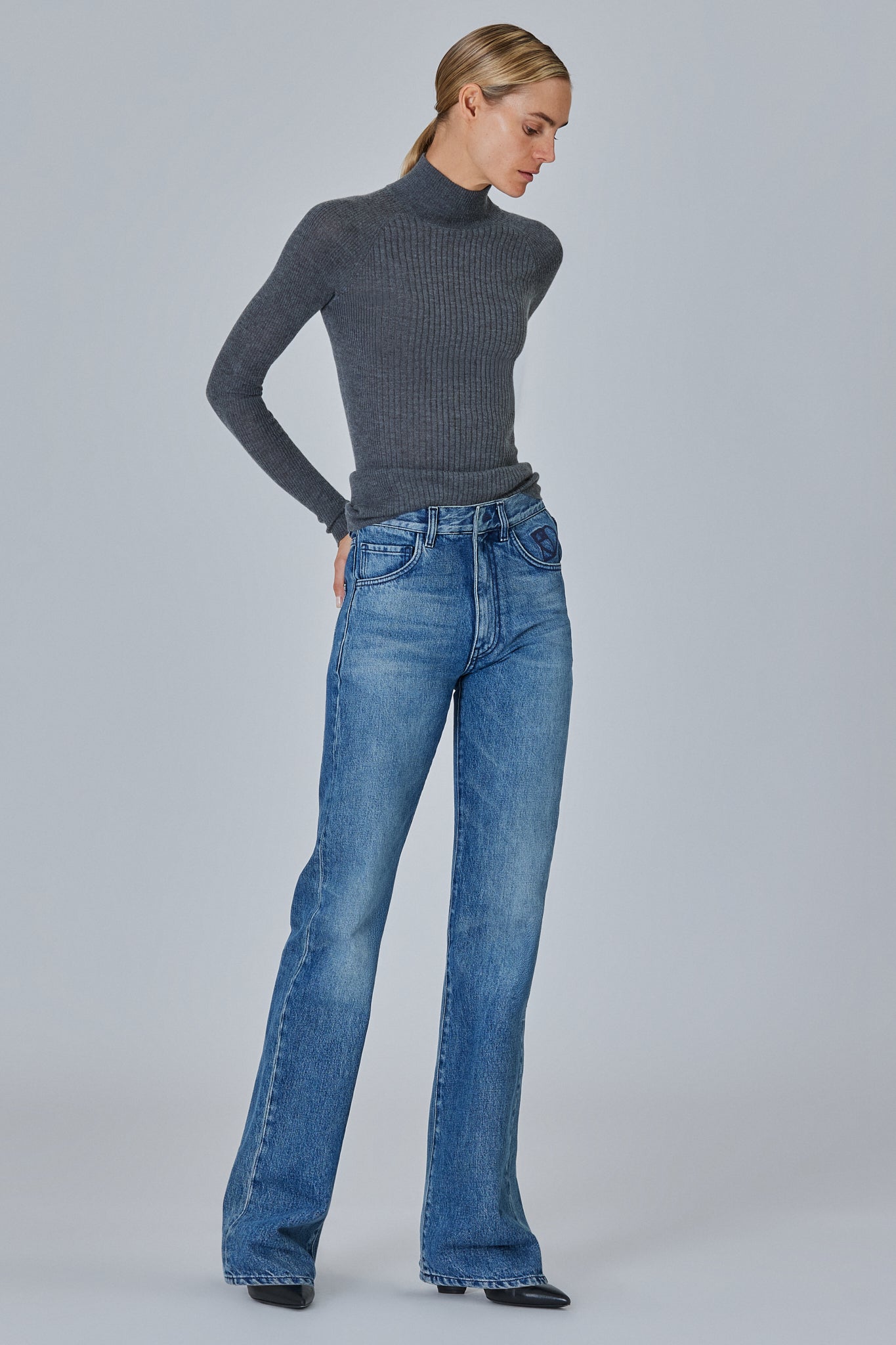 Ribbed Lupetto Sweater