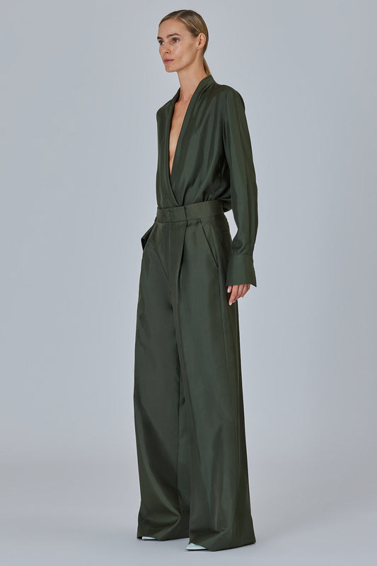 Bogart Silk Twill Trousers