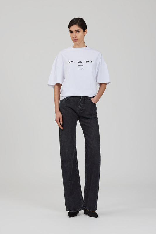 Pantaloni Bogart in lana con una pince