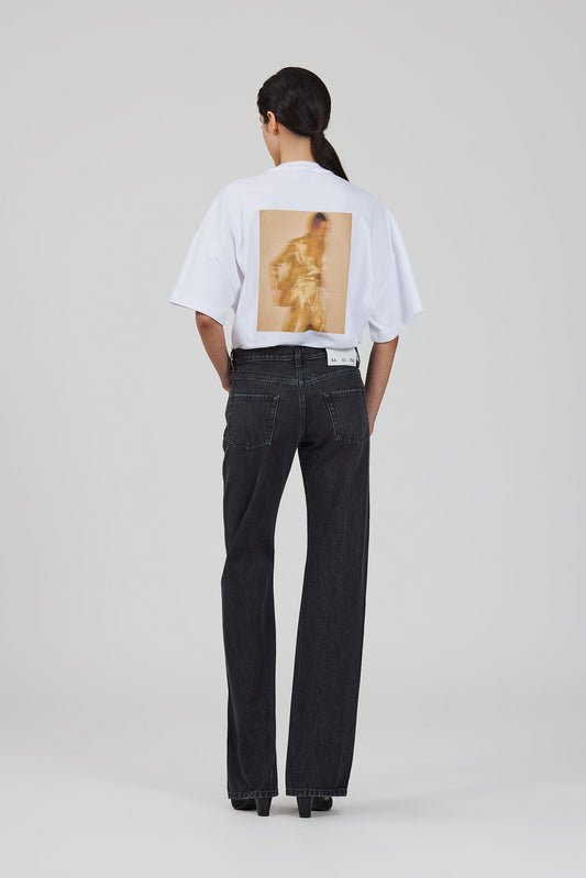 Pantaloni Bogart in lana con una pince