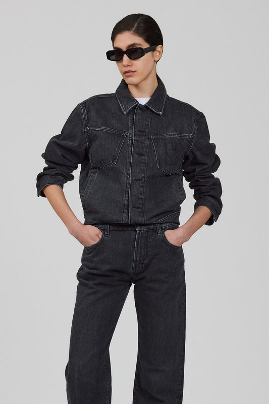 Pantaloni Bogart in lana con una pince