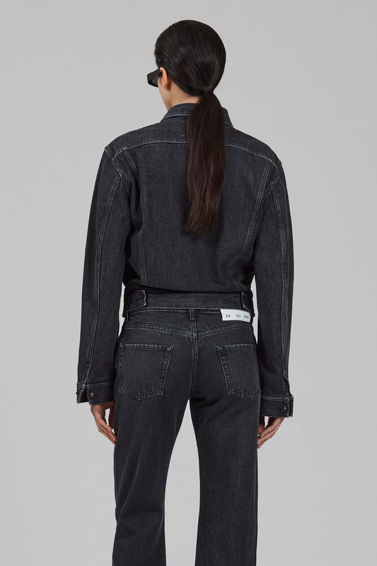 Pantaloni Bogart in lana con una pince