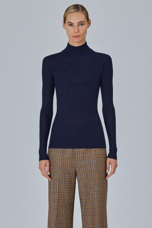 Ribbed Lupetto Sweater