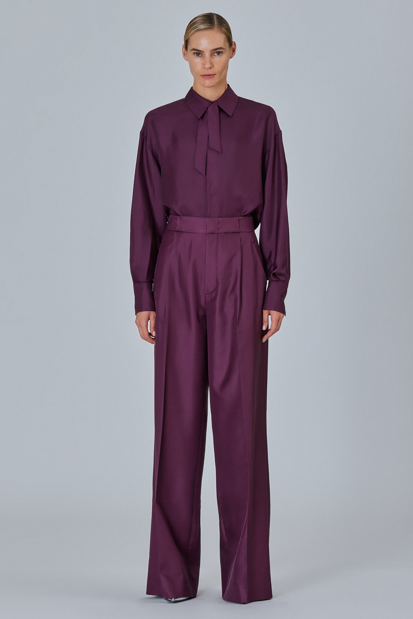 Bogart Silk Twill Trousers