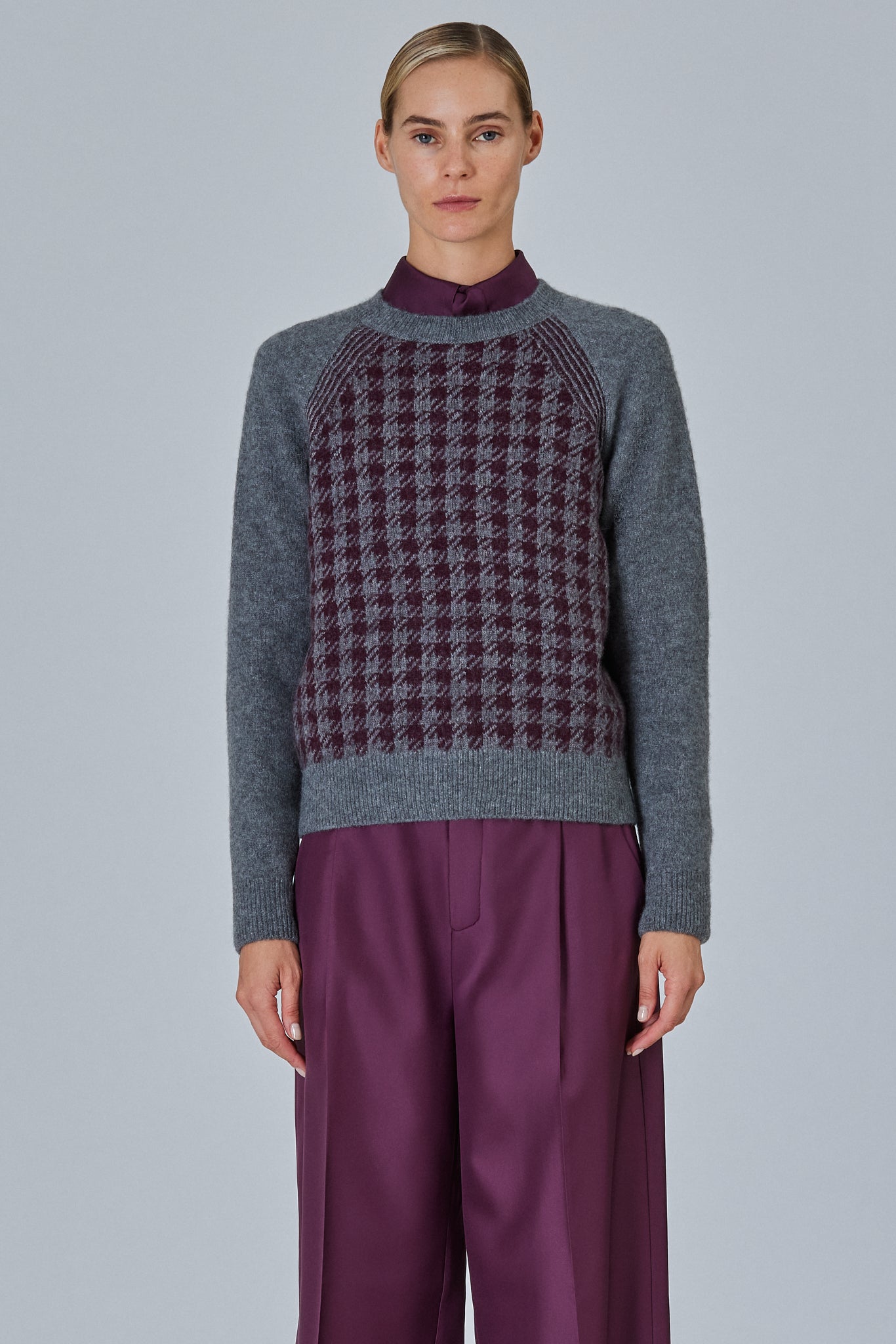 Round Neck Sweater Jacquard
