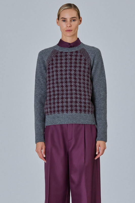 Round Neck Sweater Jacquard