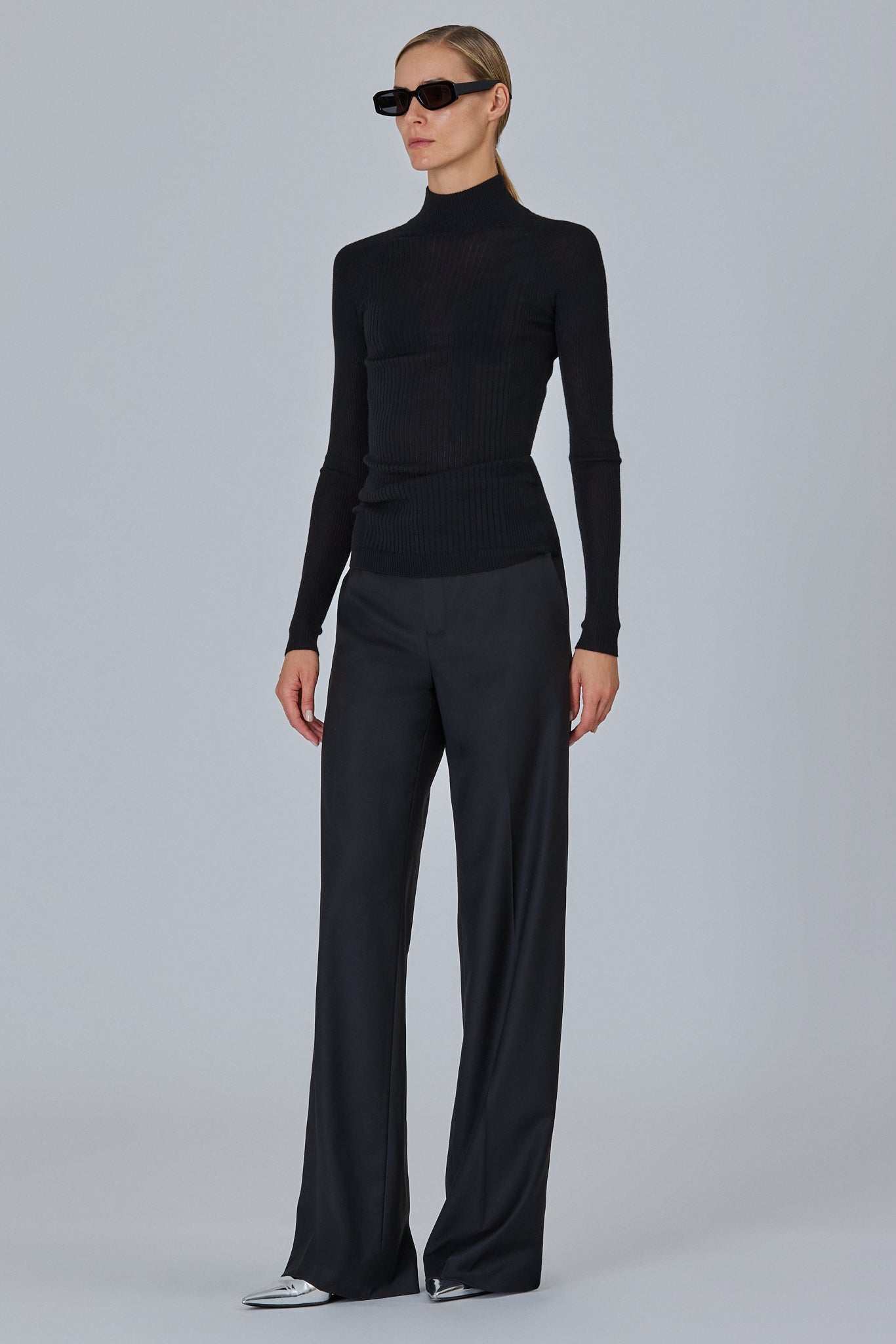 Ribbed Lupetto Sweater