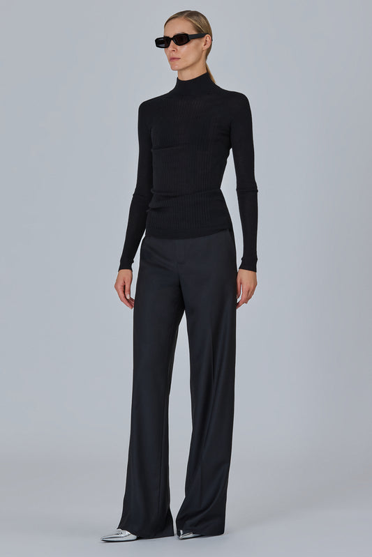 Ribbed Lupetto Sweater