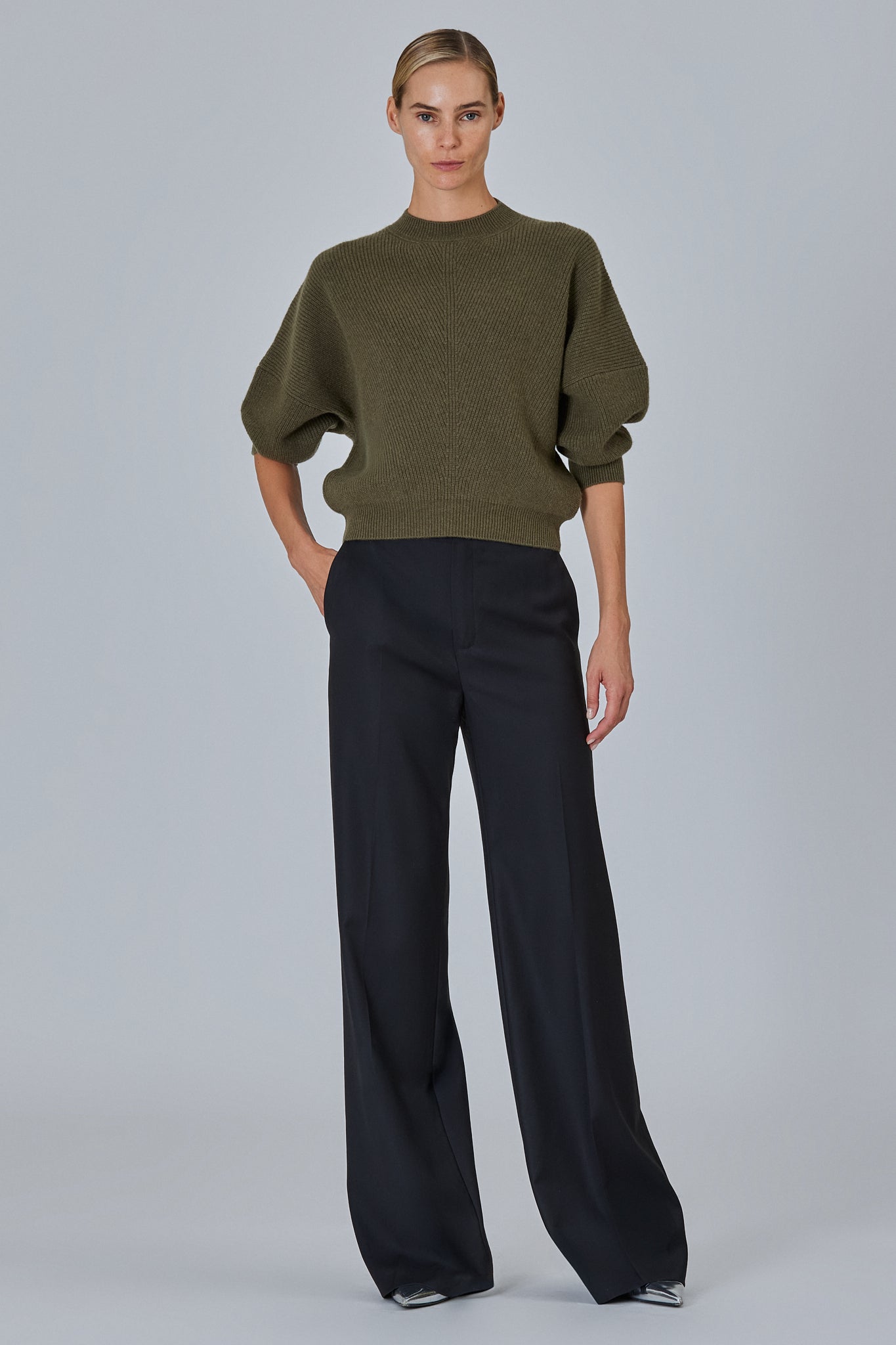 Mina ER Batwing Three Quarter Sweater