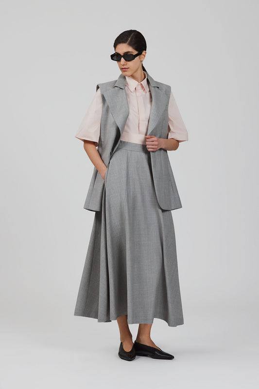 Giacca Lauren in lana senza maniche