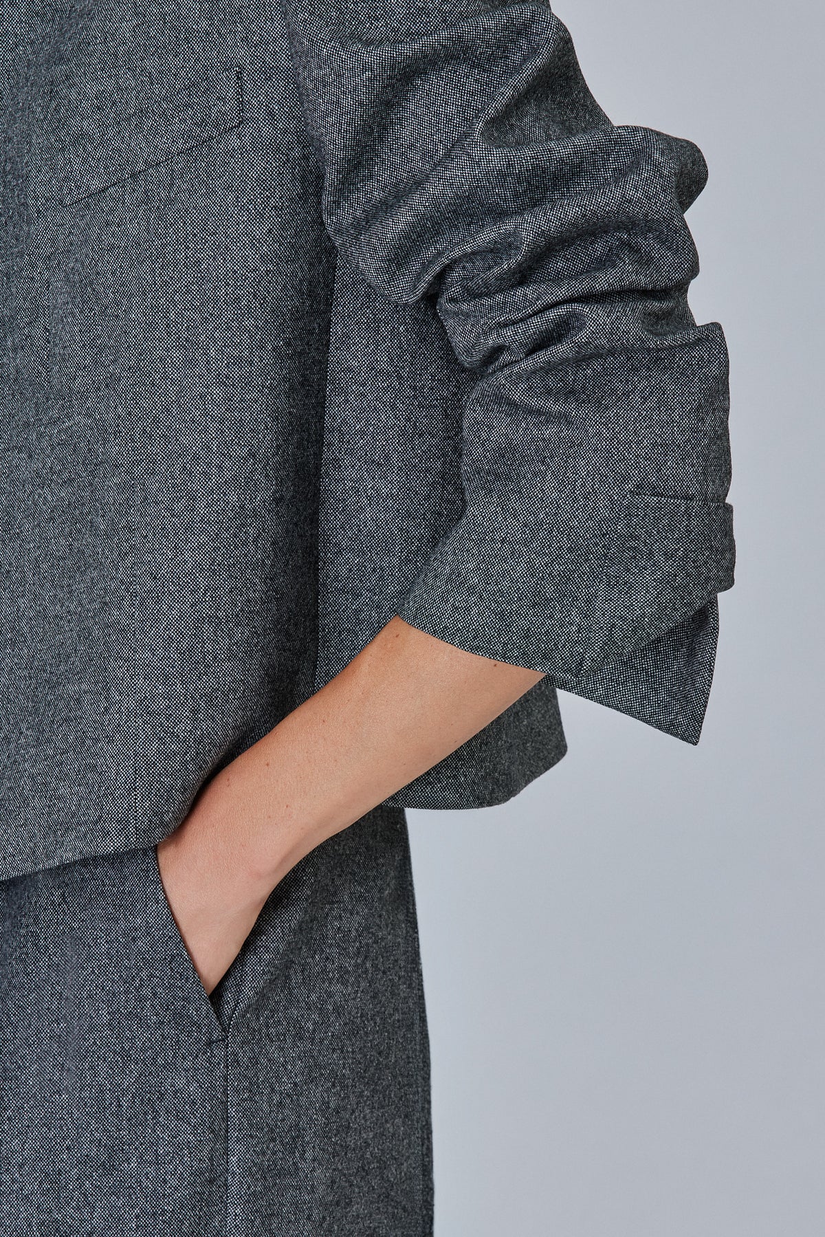 Lauren Flannel Cropped Jacket