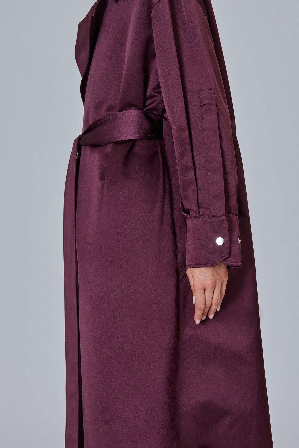 Valentina Silk Duchesse Trench