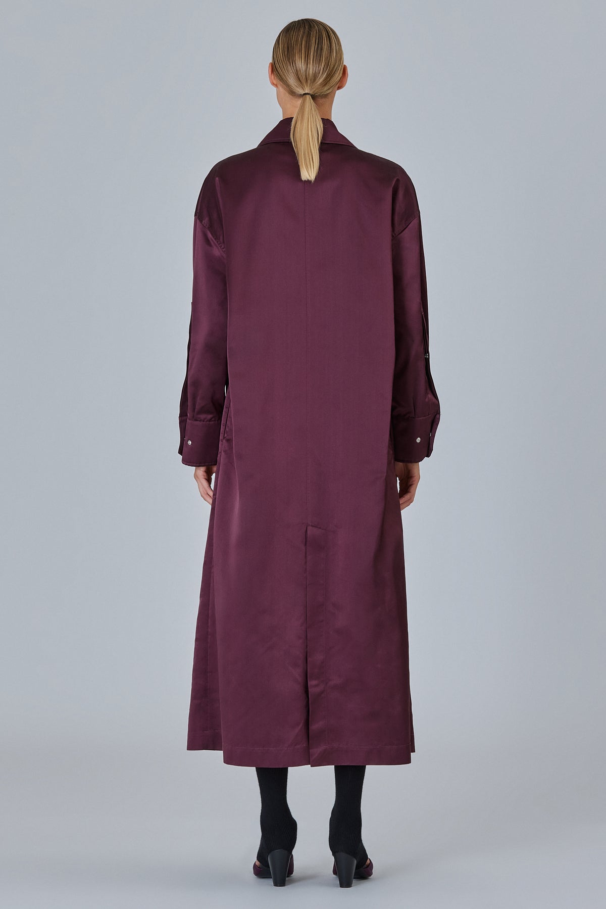 Valentina Silk Duchesse Trench