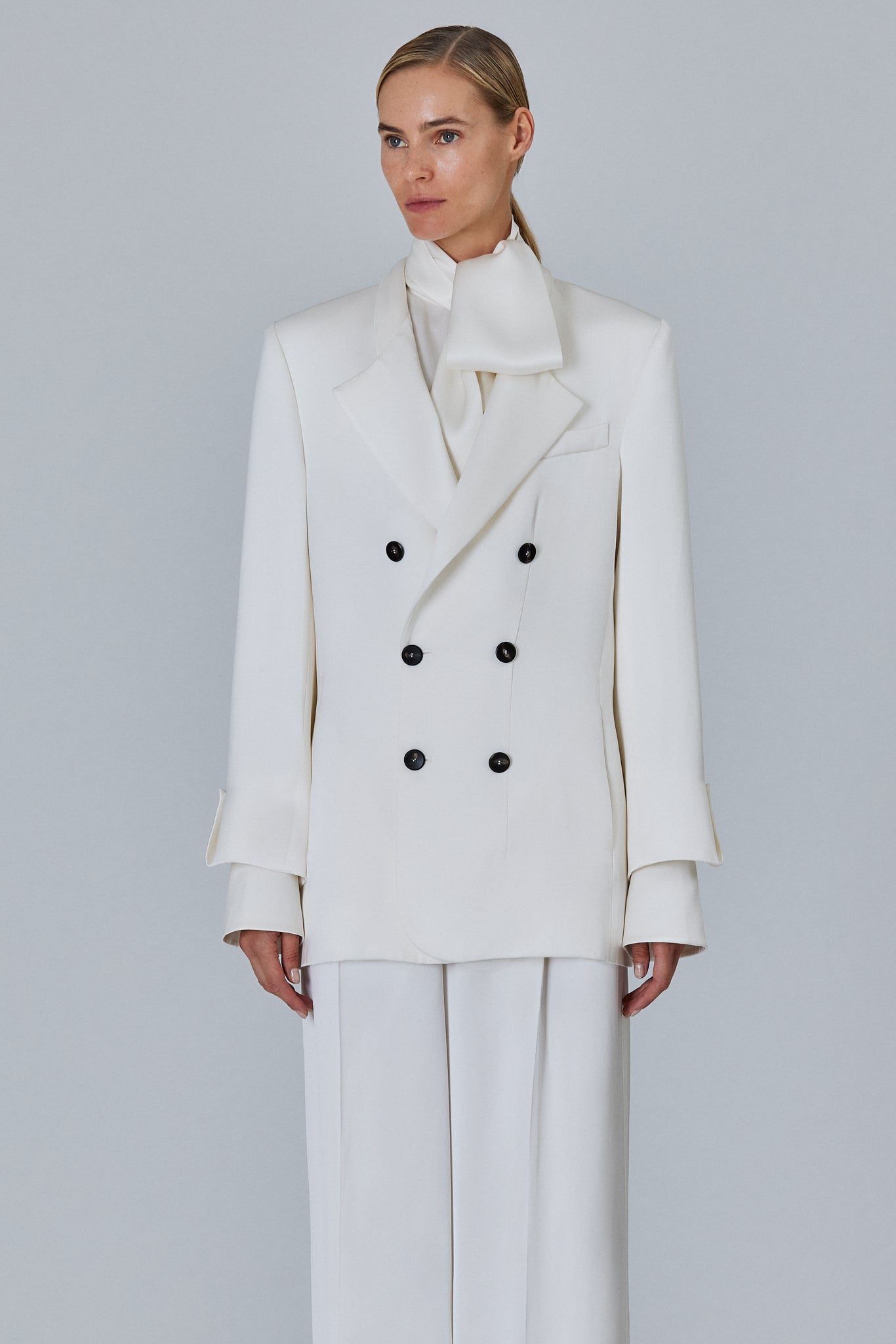 Lauren Double Satin  Double Breast Jacket